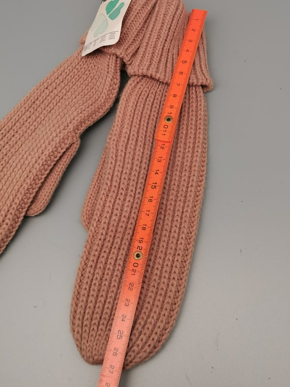 Original 70s Knitwear Norwegian Gloves Mittens Gr… - image 8