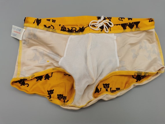 70s deadstock Susa vintage men's swimming trunks … - image 7