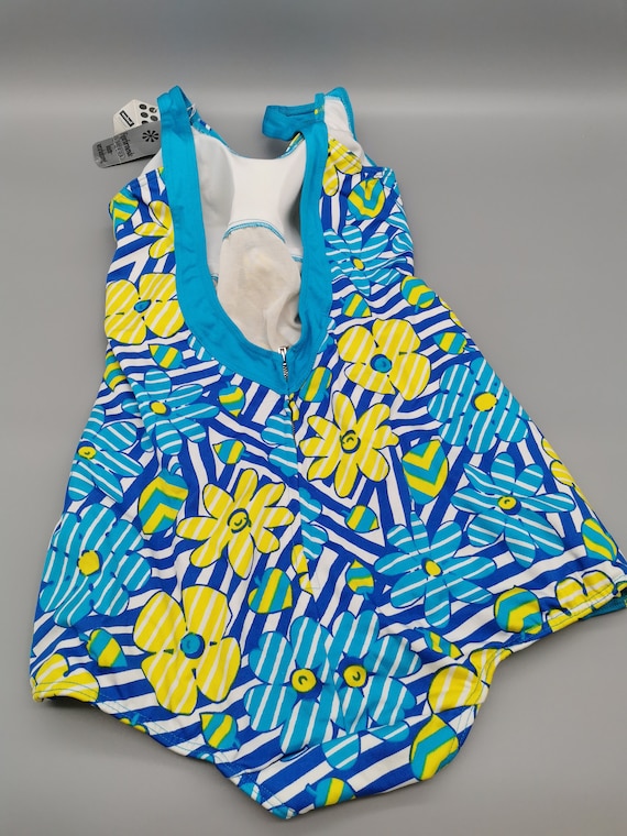 60s deadstock vintage swimsuit one-piece swimsuit… - image 8