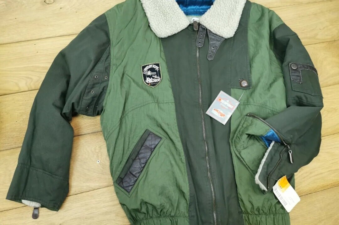 80s Deadstock Vintage Winter Jacket Men Unisex Jacket Anorak Flight Jacket Bomber the Redpoint