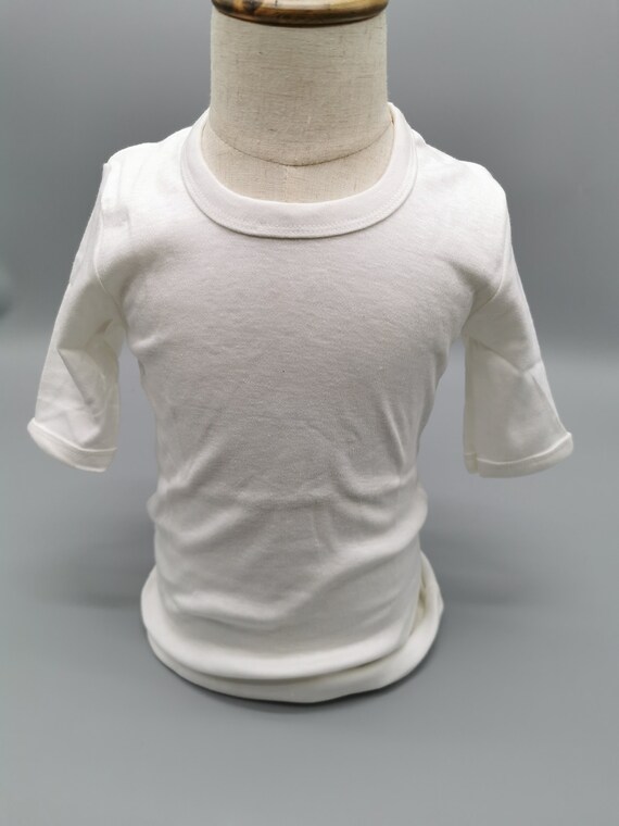 Original 70s Kids Simple T-Shirt Ripped Shirt Gr.… - image 2