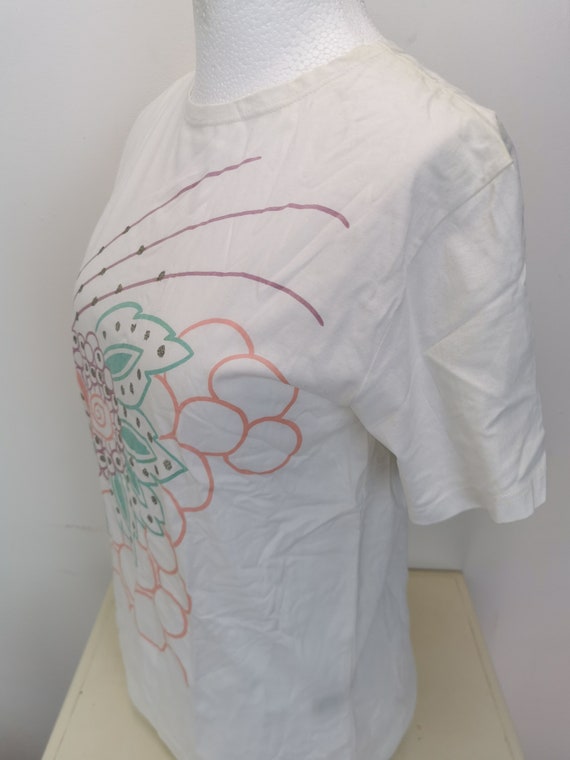 80er Deadstock Damen Halbarm T-Shirt Kurzarm Shir… - image 3