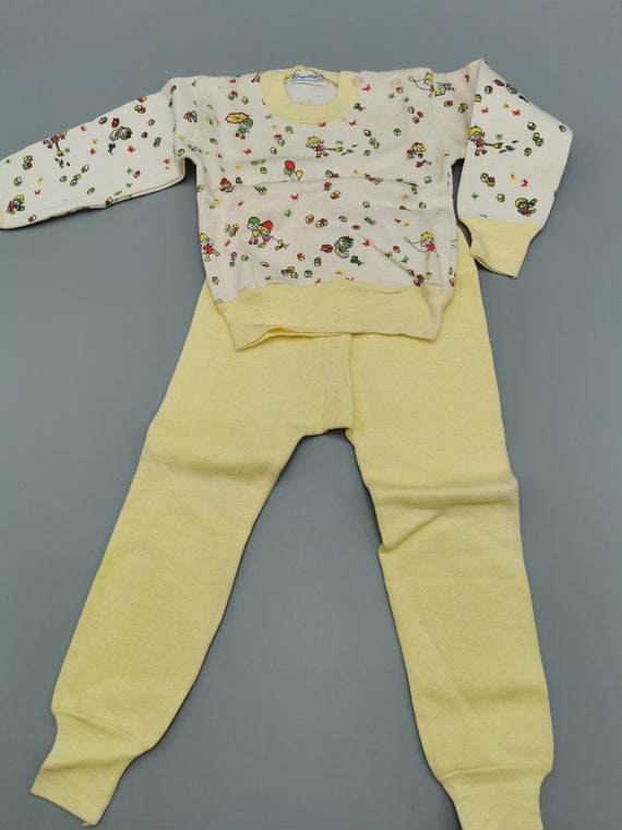 Original 50s deadstock children's pajamas pajamas… - image 2