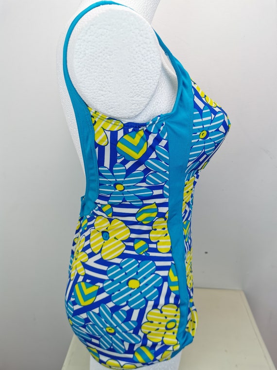 60s deadstock vintage swimsuit one-piece swimsuit… - image 5