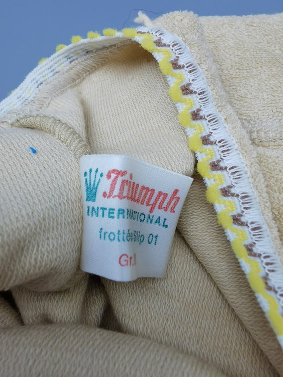 80s women triumph vintage terry slip underpants s… - image 7