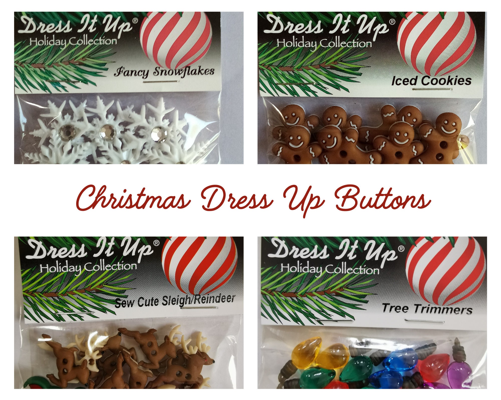 white christmas dresses Dress It Up Buttons