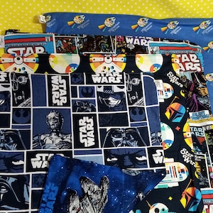 Star Wars themed reversable cushion various designs zip opening 16 x16 inch vintage comic book style great gift idea