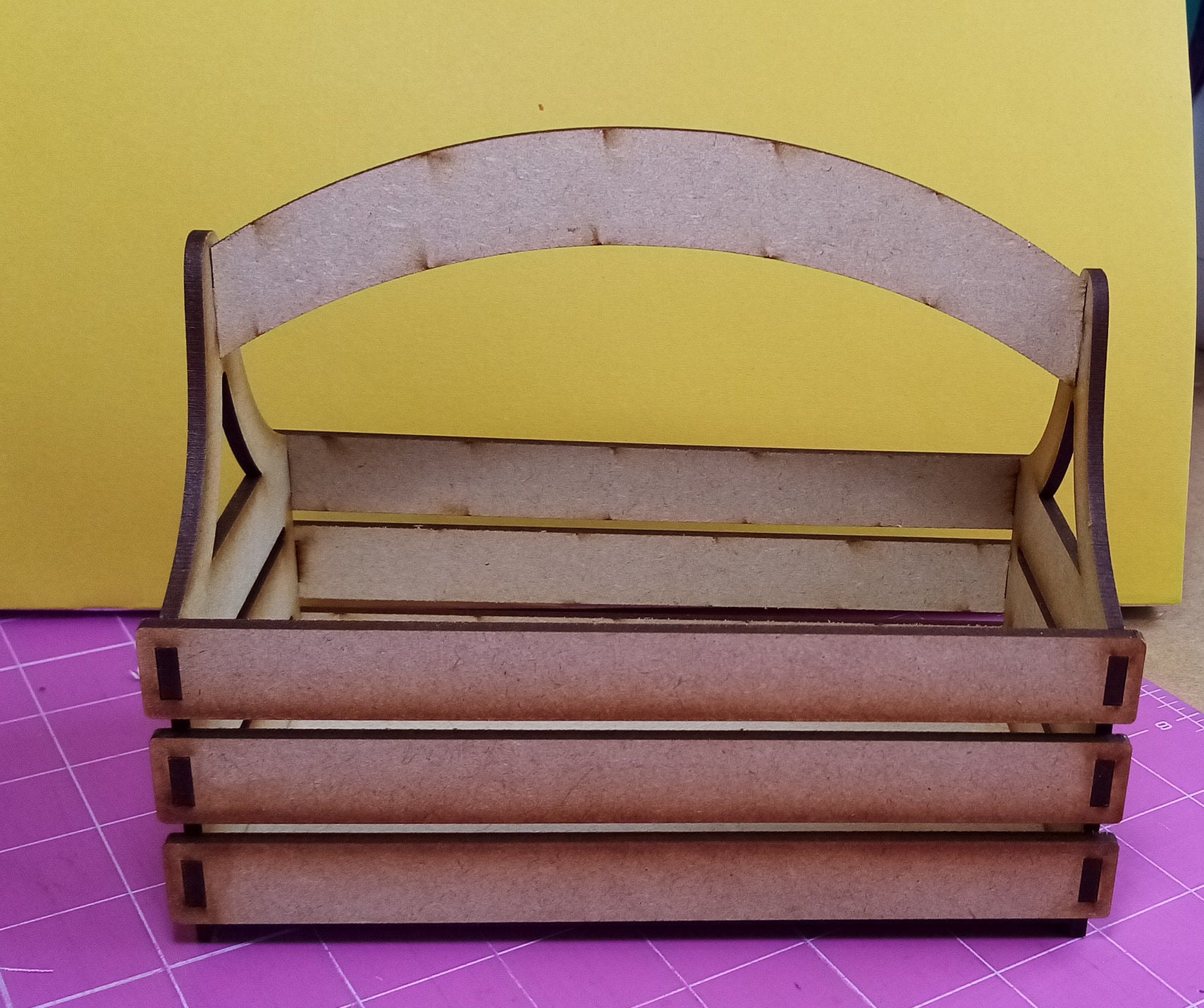 Mdf Laser cut mini crate undecorated craft item use paints Etsy