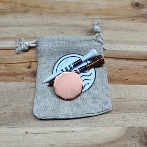 Copper Golf Ball Marker (CUSTOMIZABLE) - Hand Stamped & Painted. FREE SHIPPING* to Domestic United States.