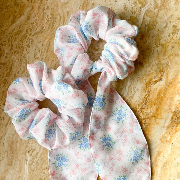 Scrunchies, coleteros, scrunchies de flores, accesorios para el pelo, accesorios cottagecore