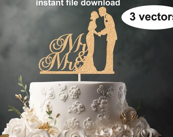 Mr Mrs svg, wedding mr mrs svg,wedding topper,bride groom svg,bride svg,Wedding Cut File,Vector Mr Mrs Svg Cutting file,mr and mrs svg