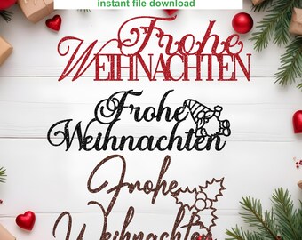 topper Weihnachten svg, topper cake Weihnachten svg, topper Frone Weihnachten svg,Frone Weihnachten svg png pdf dxf ,digital products