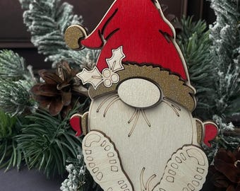 gnome svg gnom svg Christmas Gnome SVG Wooden Gnome svg Christmas tree ornaments decoration SVG