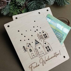 Geldkartenvektor , svg Geldkarten , Lasercut Vorlage , Christmas Geldgeschenkkarte svg pdf png dxf, SVG , Weihnachten image 7