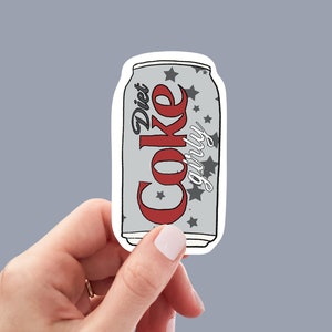 Diet Coke Girly, Diet Coke sticker, Diet Coke lover, I love Diet Coke, Soda lover