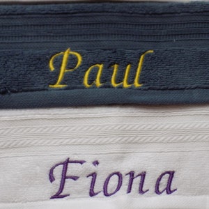 Luxury, personalised embroidered face cloth /flannel