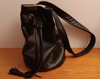 Nappa Leather Bucket Bag