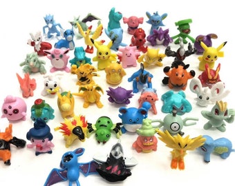 Pokemon Mini Figures Monster 2-3cm Action Figure Bulbasaur Squirtle Charmander Model Characters Toys (No Repeat|Ships from Ontario)