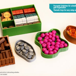 Everdell Accessory Trays with lid for resources and token
