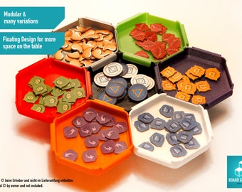 New "Floating" Modular Token Tray 3,5 inch