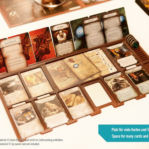 Mansions of Madness Hero/Player Character Dash Board