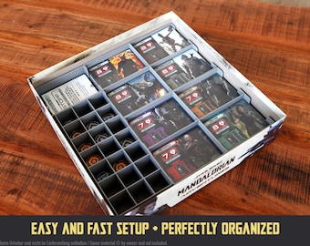 Mandalorian Adventures Board Game Insert/Inlay/Organizer