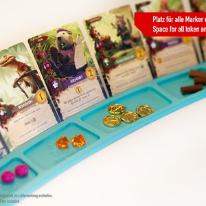 Everdell Kartenhalter und Markerhalter Tray Spielerhilfe | Card Holder Player Board Token Tray