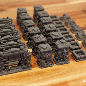 HeroQuest First Light Miniatures - Doors, Secret Doors, Blocked Square, Traps - New Sculpts 2025