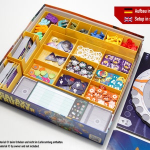 Inserto organizer per capitani di astronavi