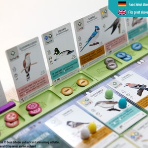 Flügelschlag Kartenhalter und Markerhalter | Wingspan card holder and token holder