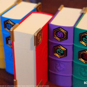 Disney Lorcana Book-Style Deck Box voor Disney Lorcana – Geschikt voor 60 kaarten met hoesjes en accessoires