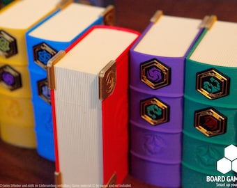 Lorcana Book-shaped deck box for Disney Lorcana - For 60 sleeved cards and accessories