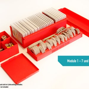 Organizador de jogos de tabuleiro Paleo COM tampa para montagem super rápida