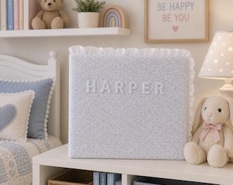 Personalized Scrapbook album: Handmade Memory Album with Custom Name