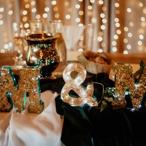 Set of wedding initials