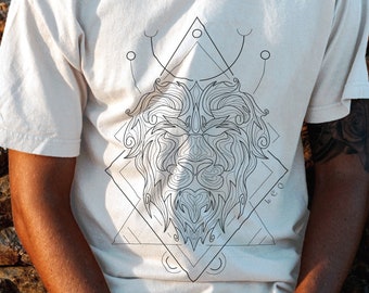 Leo T-Shirt | Organic Cotton Zodiac Tee | Astrology Gift for Leo