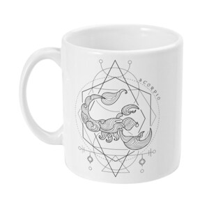 Personalised Scorpio Mug | Custom Name or Birthday