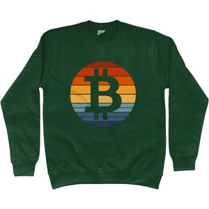 Bitcoin Sunset Sweatshirt Bitcoin Shirt Crypto Jumper Bitcoin Cryptocurrency Sweatshirt image 4