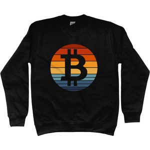 Bitcoin Sunset Sweatshirt Bitcoin Shirt Crypto Jumper Bitcoin Cryptocurrency Sweatshirt image 2