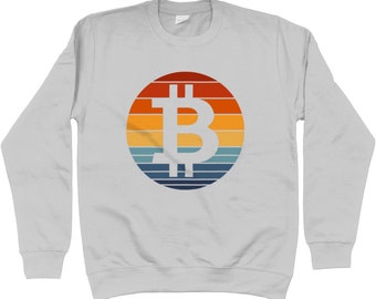 Bitcoin Sunset Sweatshirt | Bitcoin Shirt | Crypto Jumper | Bitcoin Cryptocurrency Sweatshirt