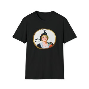 Eksportuj „A” Szkocka Lassie Vintage Retro Kanadyjska Koszulka z Logo Unisex Softstyle zdjęcie 10