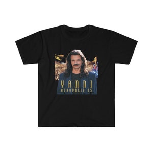 Yanni Acropolis 25 Vintage Retro T-Shirt - 1994