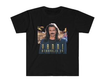 Yanni Acropolis 25 Vintage Retro T-Shirt - 1994