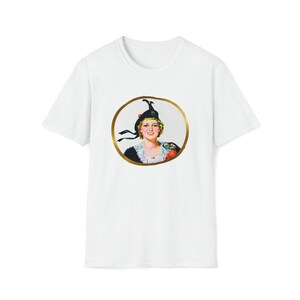 Eksportuj „A” Szkocka Lassie Vintage Retro Kanadyjska Koszulka z Logo Unisex Softstyle zdjęcie 9