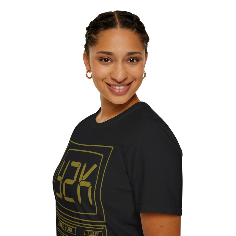 Y2K Retro Unisex T-Shirt, Year 2000 Millennial Vintage Tee, 90s Softstyle Shirt, Hipster Clothing, Throwback Graphic Top image 5