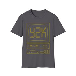 Y2K Retro Unisex T-Shirt, Year 2000 Millennial Vintage Tee, 90s Softstyle Shirt, Hipster Clothing, Throwback Graphic Top image 6