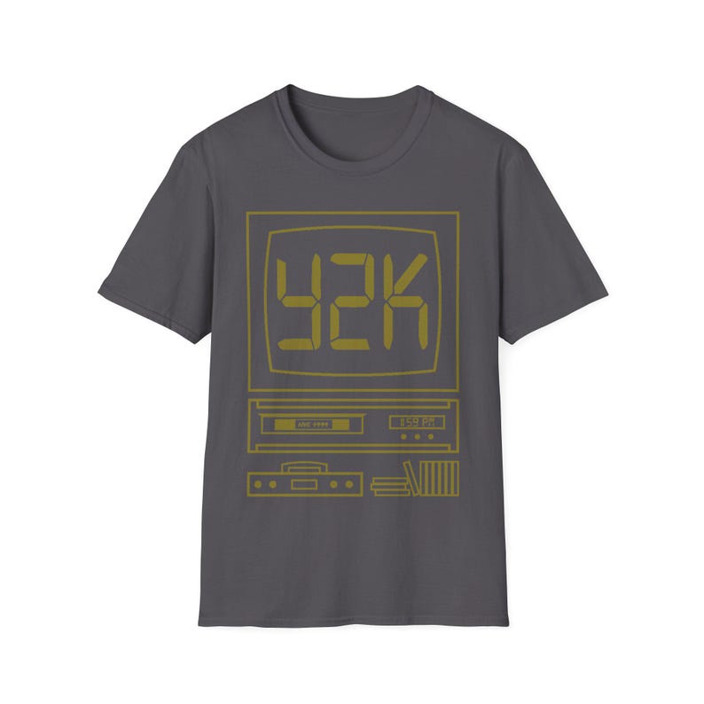 Y2K Retro Unisex T-Shirt, Year 2000 Millennial Vintage Tee, 90s Softstyle Shirt, Hipster Clothing, Throwback Graphic Top image 6