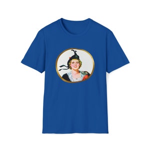 Eksportuj „A” Szkocka Lassie Vintage Retro Kanadyjska Koszulka z Logo Unisex Softstyle zdjęcie 7