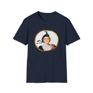 Eksportuj „A” Szkocka Lassie Vintage Retro Kanadyjska Koszulka z Logo Unisex Softstyle zdjęcie 5