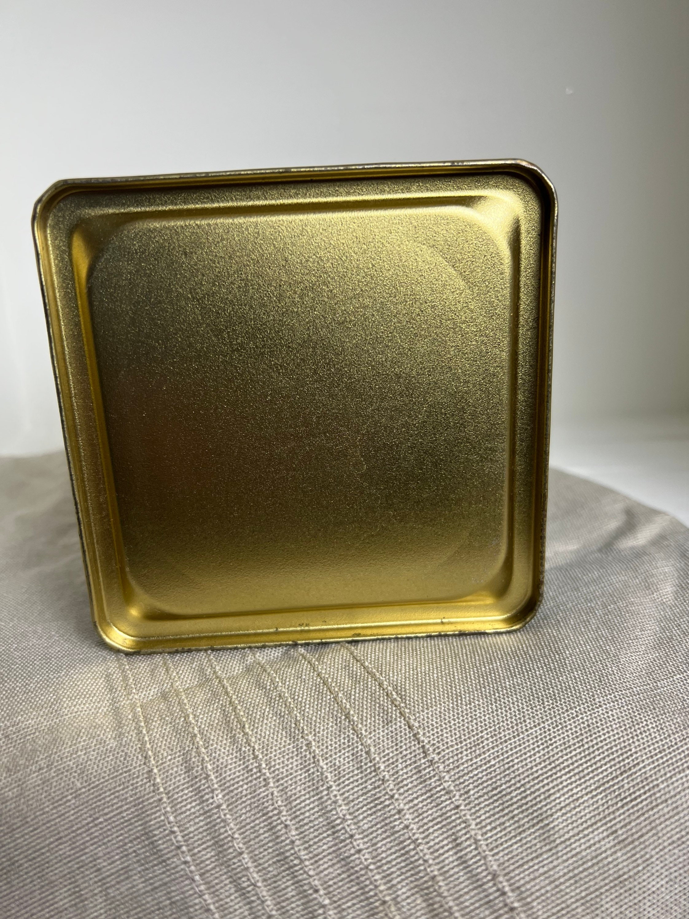 Vintage Green Fortnum & Mason Tea Tin Advertising Tea Tin Tea Box Tea